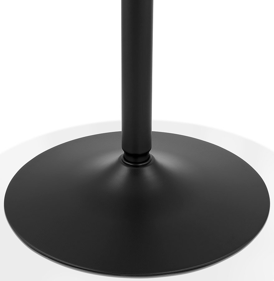 Maysun - Design Bistrotafel - FLOOR Zwart-Zwart &Oslash; 80 CM