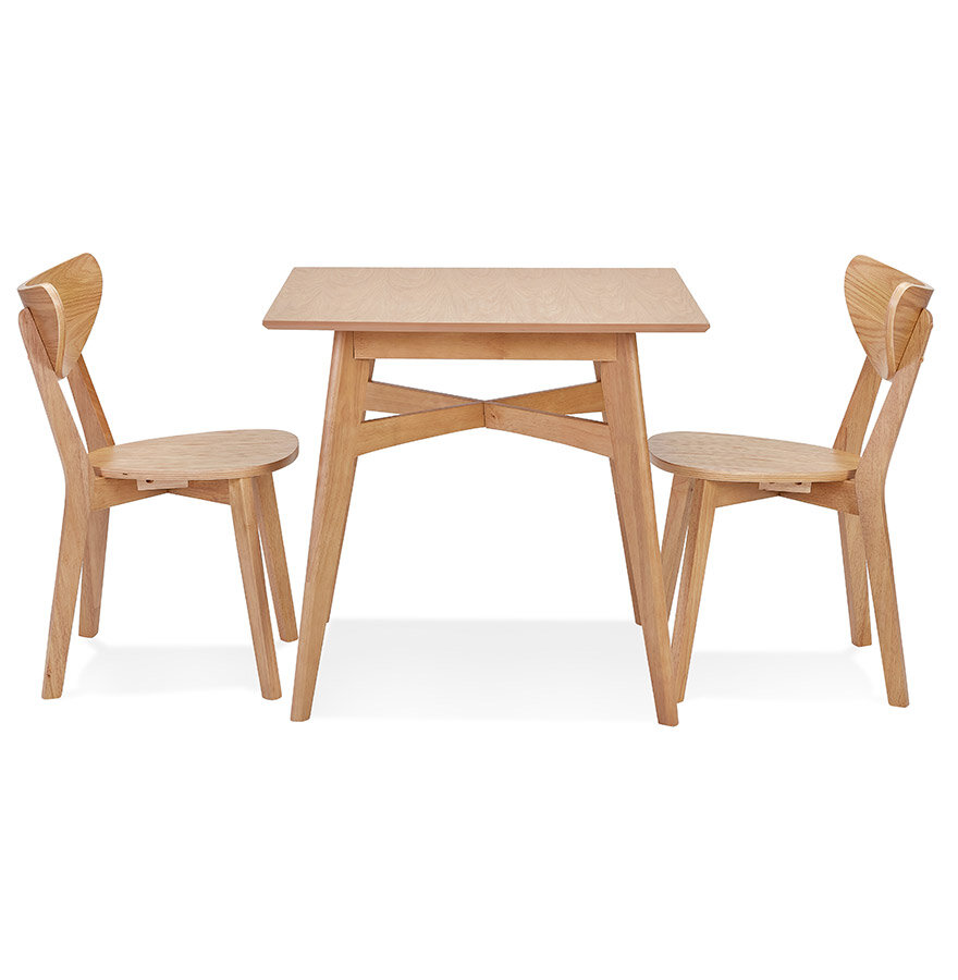 Maysun - Design Eettafel - STERRE Naturel 80X80 CM