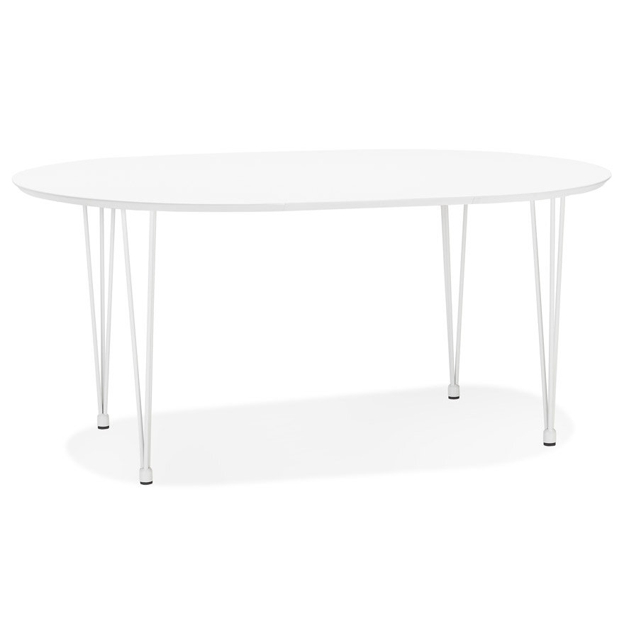 Maysun - Uitschuifbare Eettafel - VALERIE Wit 120(220)X120 CM