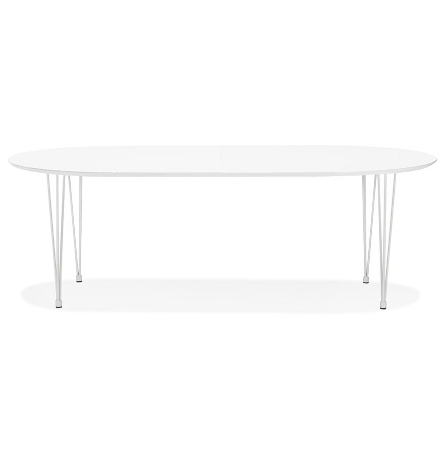 Maysun - Uitschuifbare Eettafel - VALERIE Wit 120(220)X120 CM