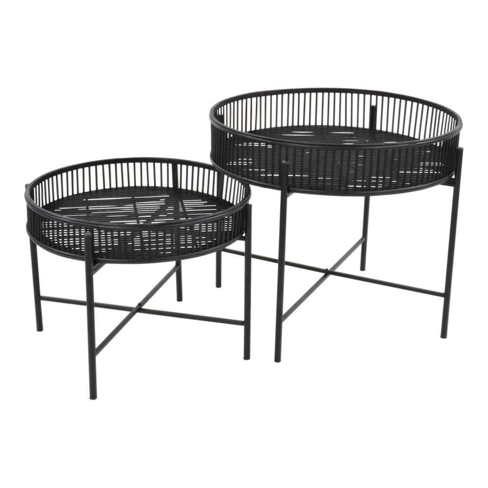 Outdoor Living -Bijzettafel zwart Aiko, S2
