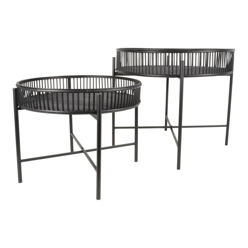 Outdoor Living -Bijzettafel zwart Aiko, S2
