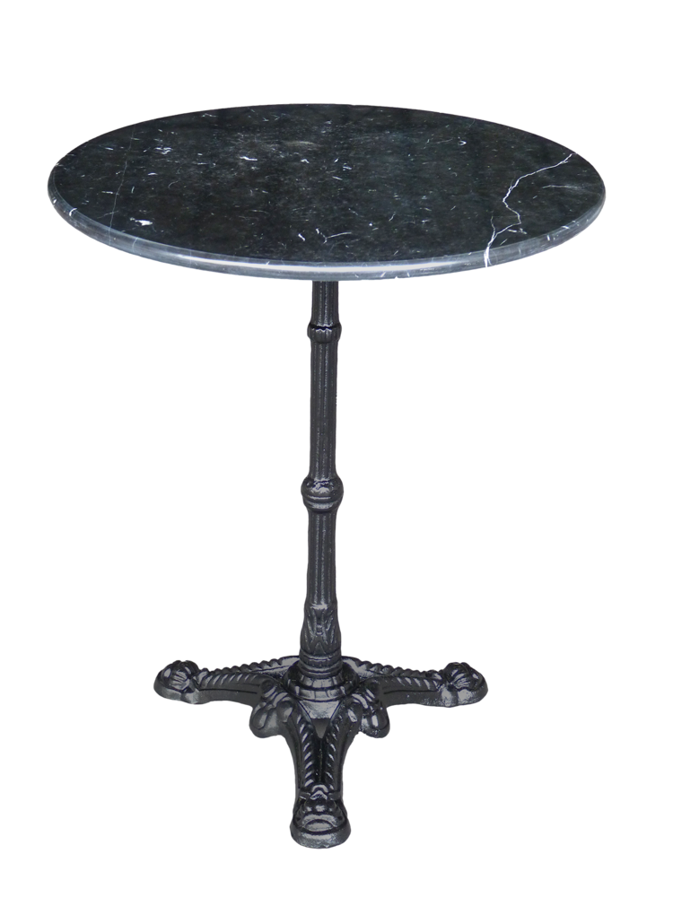 Outdoor Living - Tafel marmer zwart &Oslash;60cm
