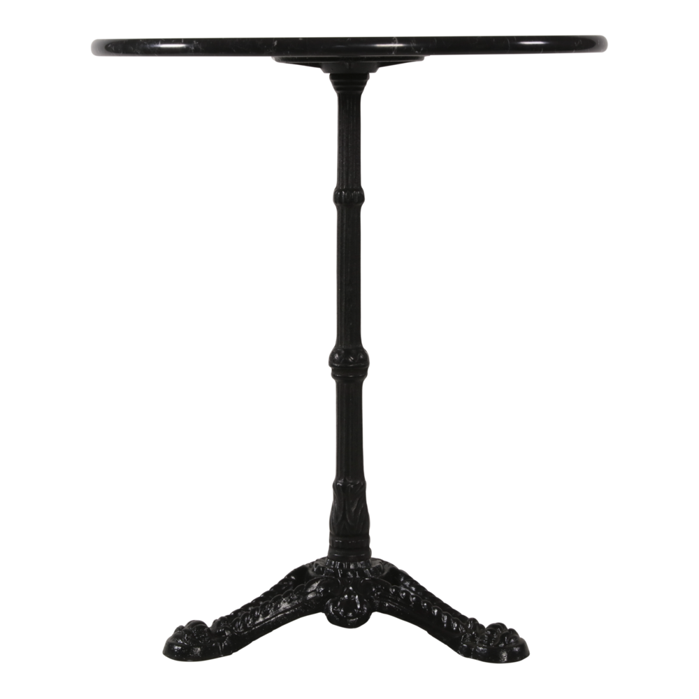 Outdoor Living - Tafel marmer zwart &Oslash;60cm