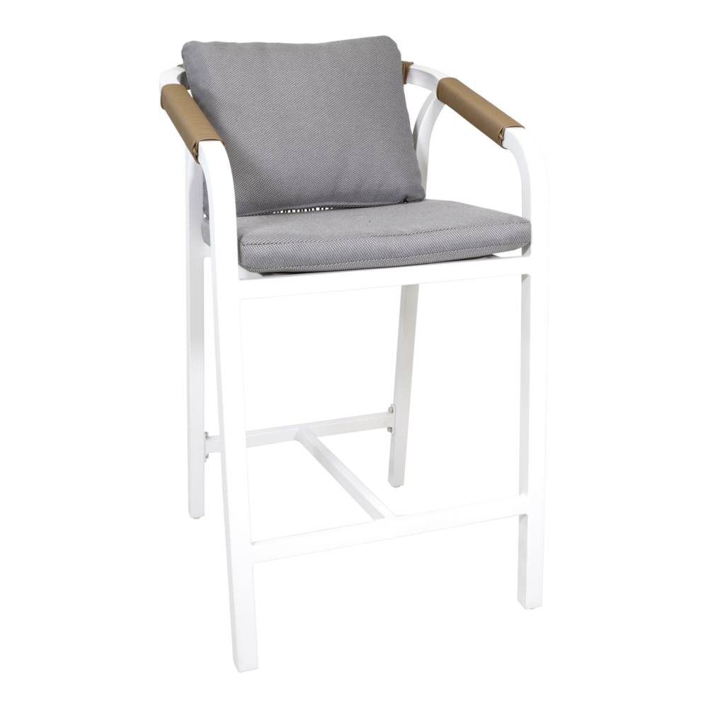 Outdoor Living -  Barstoel Rimini wit 