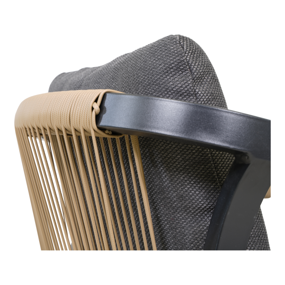 Outdoor Living - Stapelstoel Rimini zwart