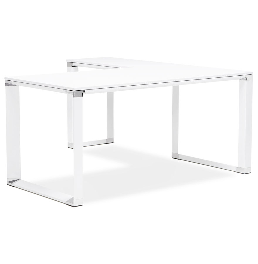 Hoekbureau WARNER Wit 170x160x74cm