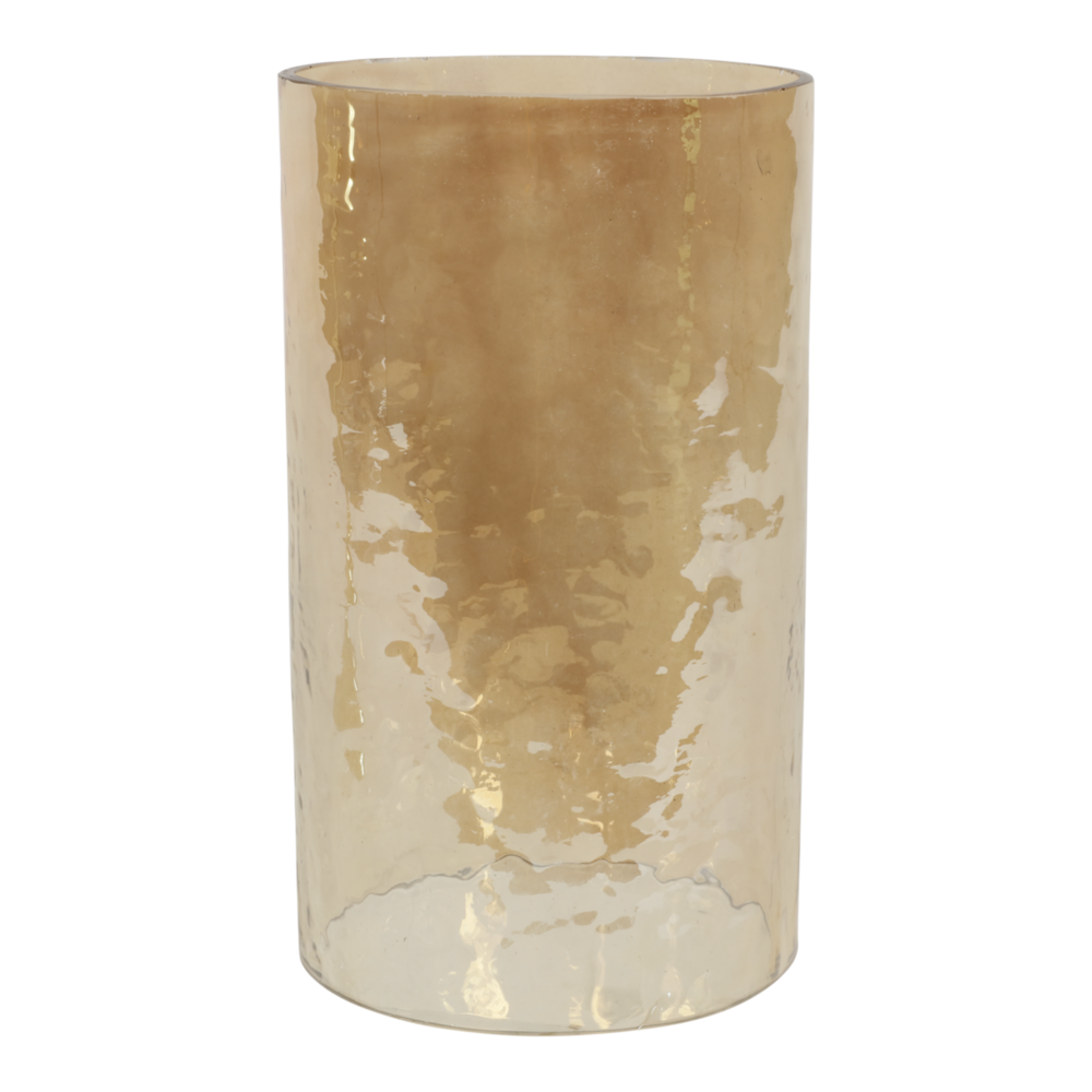 Outdoor Living - Kerstboom Aurum met windlicht alu goud met goud glas 70cm