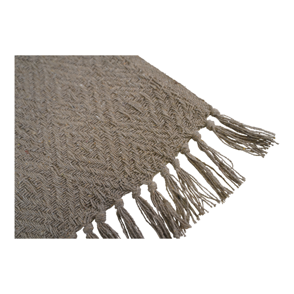 Plaid Diamond bruinbeige, 125x150cm