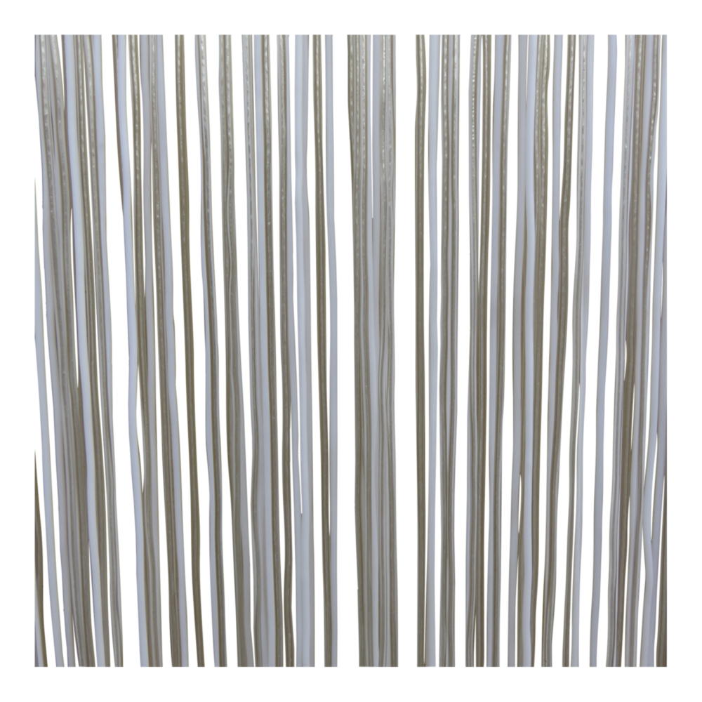 Vliegengordijn PVC Spaghetti wit 90x220cm, 360s