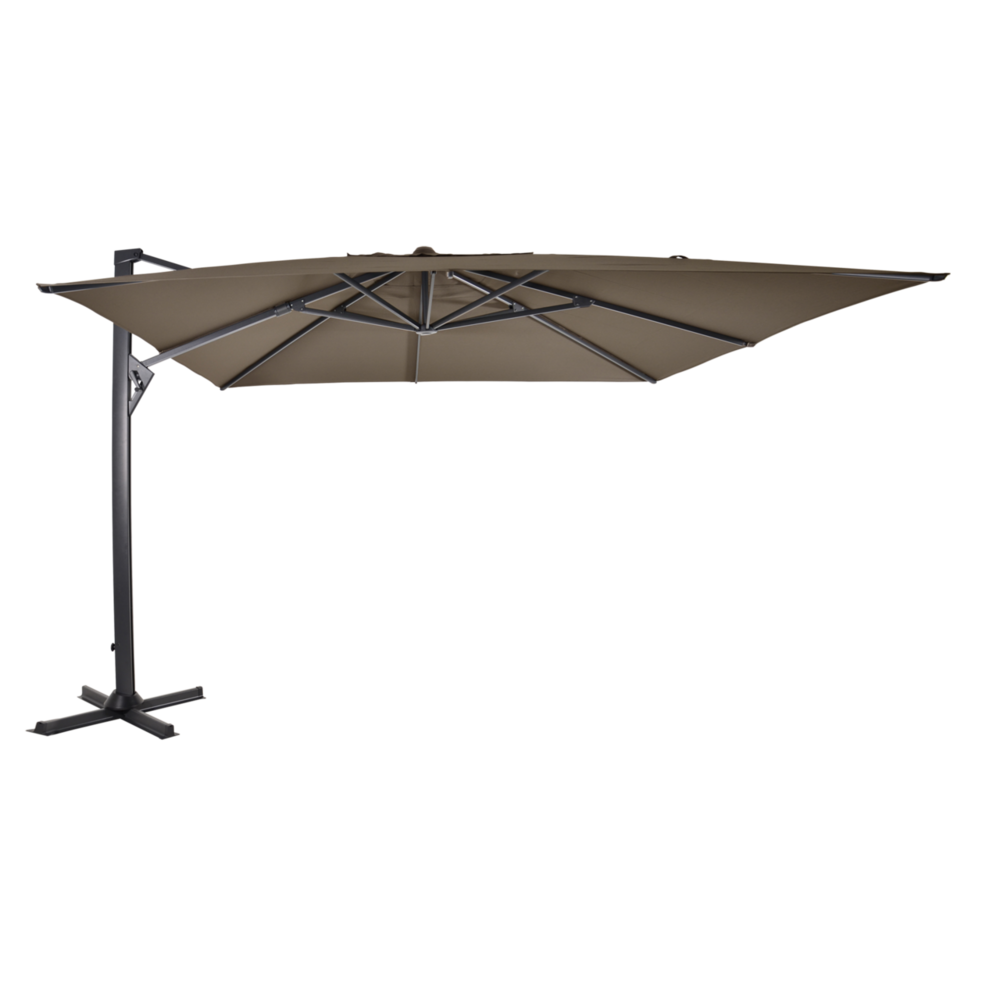 Outdoor Living - Zweefparasol Taurus taupe 3x4mtr