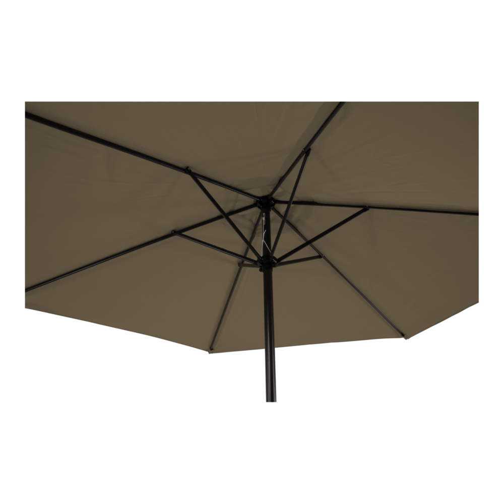 Parasol-Gemini-taupe-&Oslash;3mtr