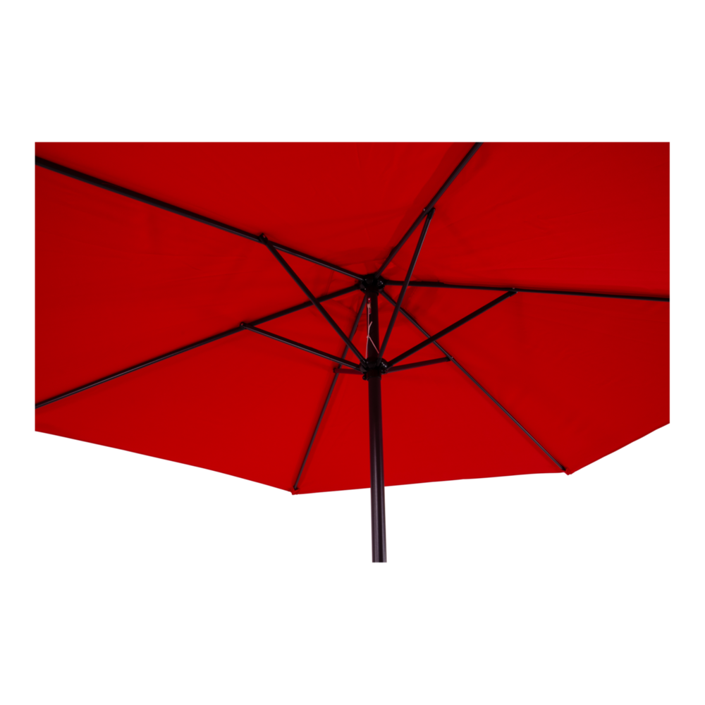 Parasol-Gemini-rood-&Oslash;3mtr