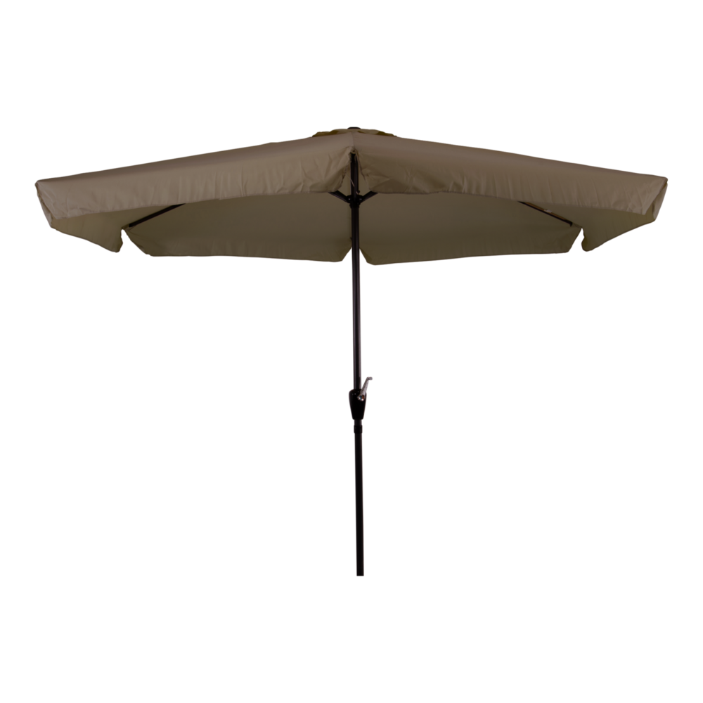Parasol-Gemini-taupe-&Oslash;3mtr