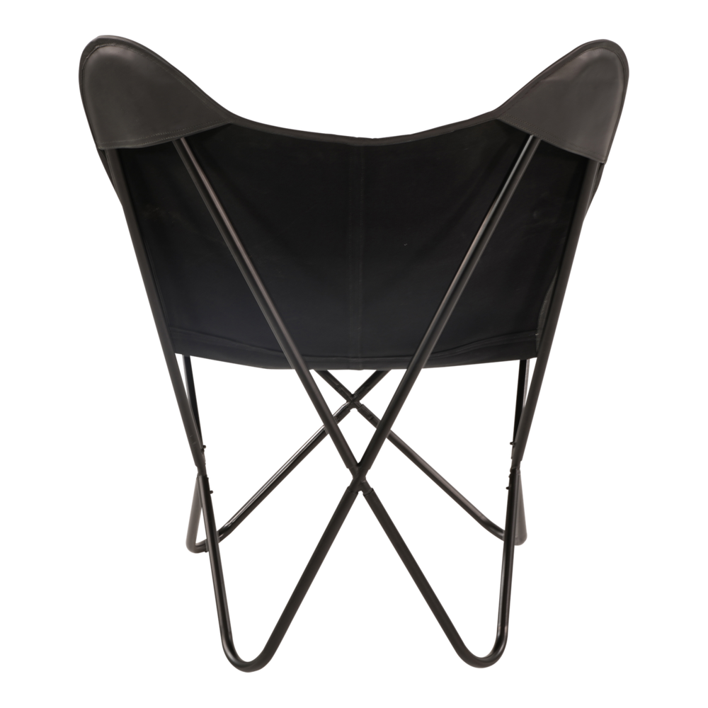 Outdoor Living - Vlinderstoel Cabra Zwart 75x75x87cm