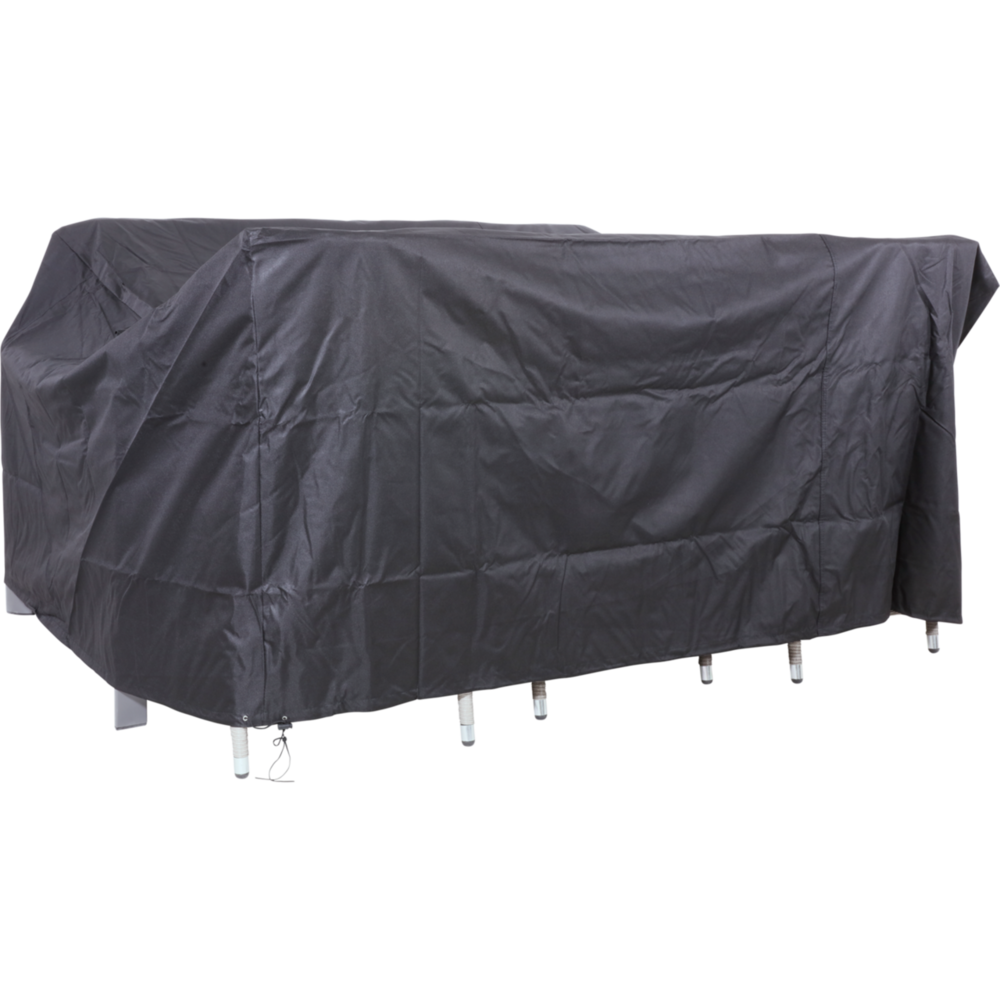 Outdoor Living - Beschermhoes zwart zitgroep, waterdicht 225x170cm