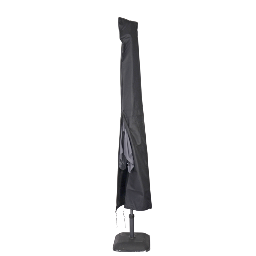 Outdoor Living - Beschermhoes zwart voor stokparasol, &Oslash;4m/3x3m, waterdicht