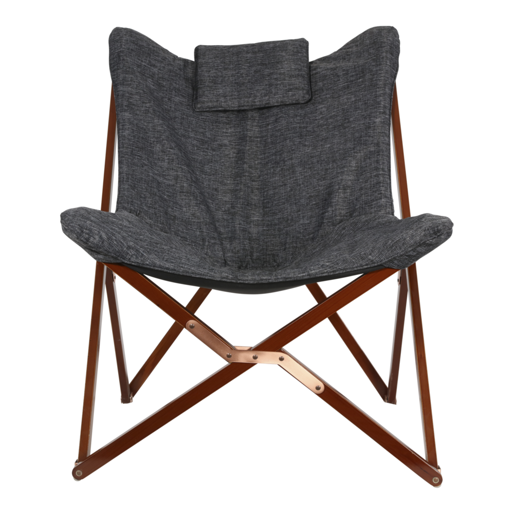 Outdoor Living - Vlinderstoel Grijs Gemeleerd