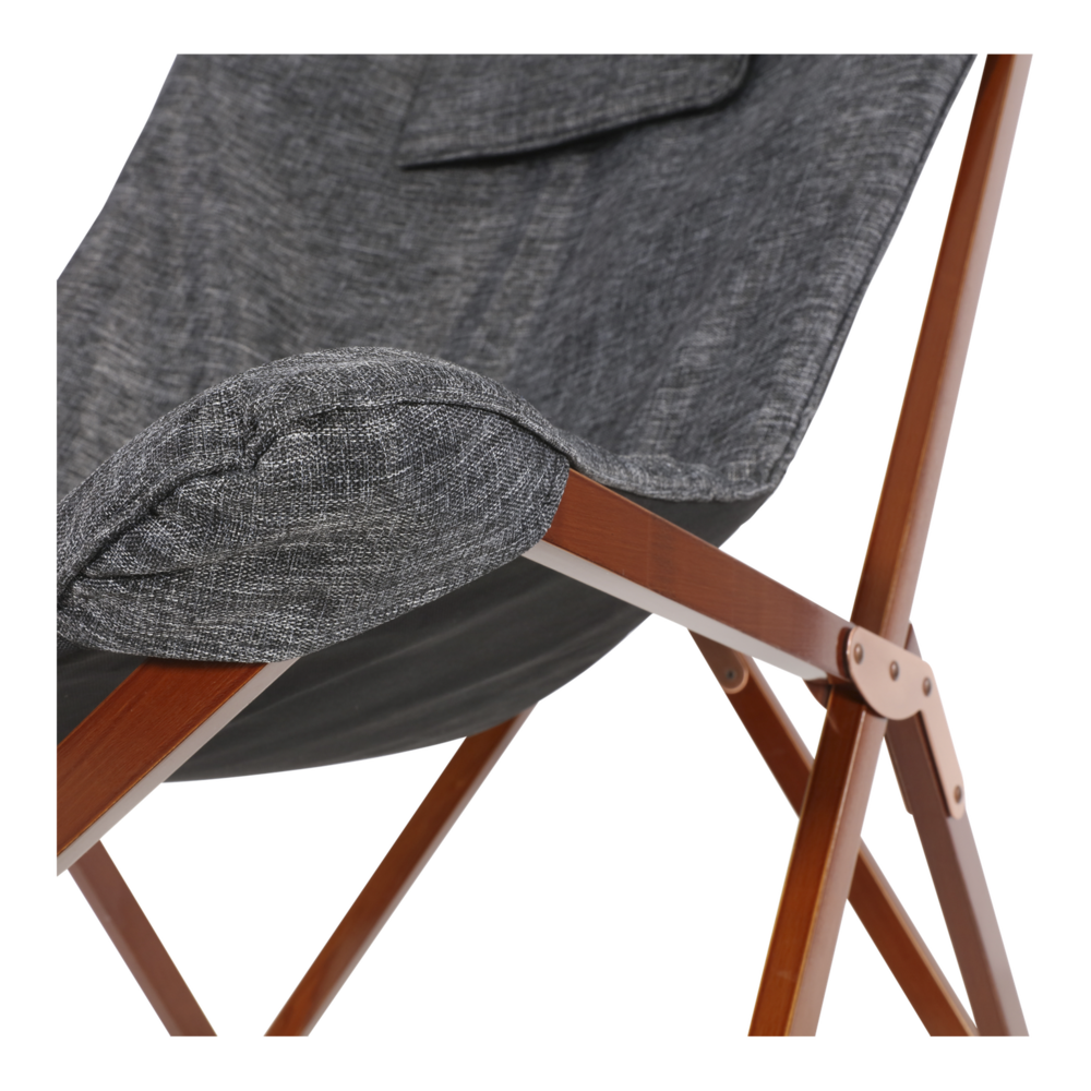 Outdoor Living - Vlinderstoel Grijs Gemeleerd