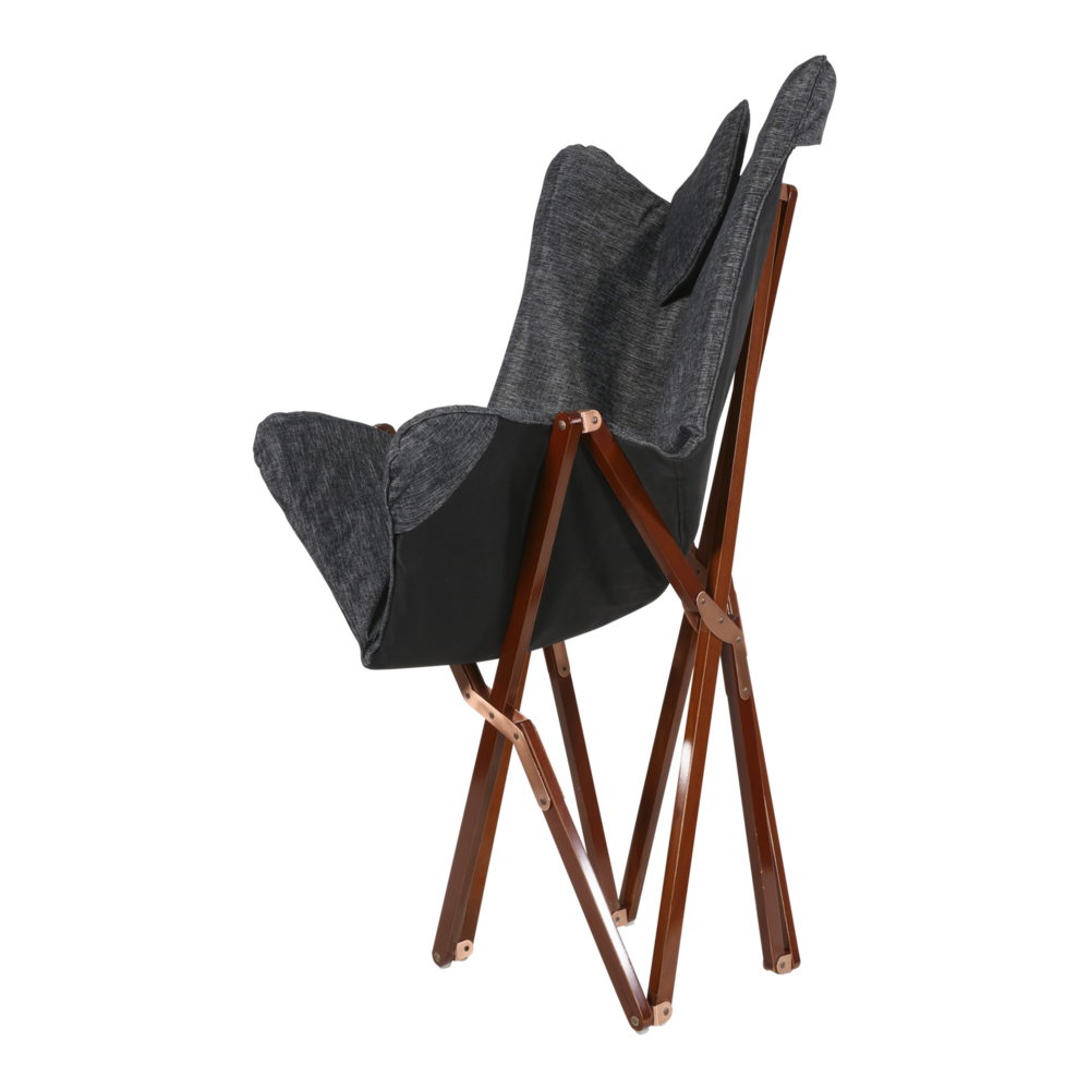 Outdoor Living - Vlinderstoel Grijs Gemeleerd