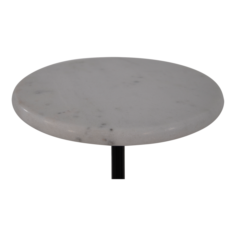 Outdoor Living - Bijzettafel marmer wit &Oslash;30x60cm