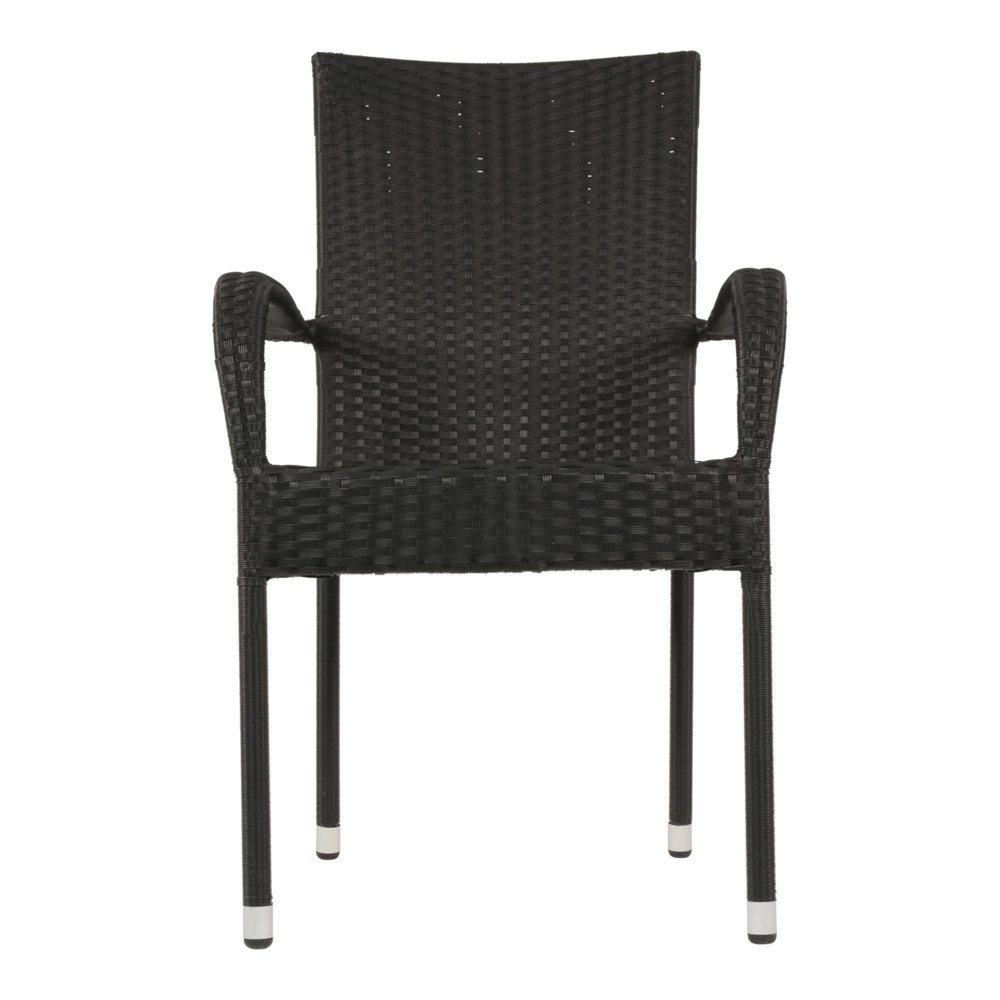Outdoor Living - Stapelstoel Corona zwart