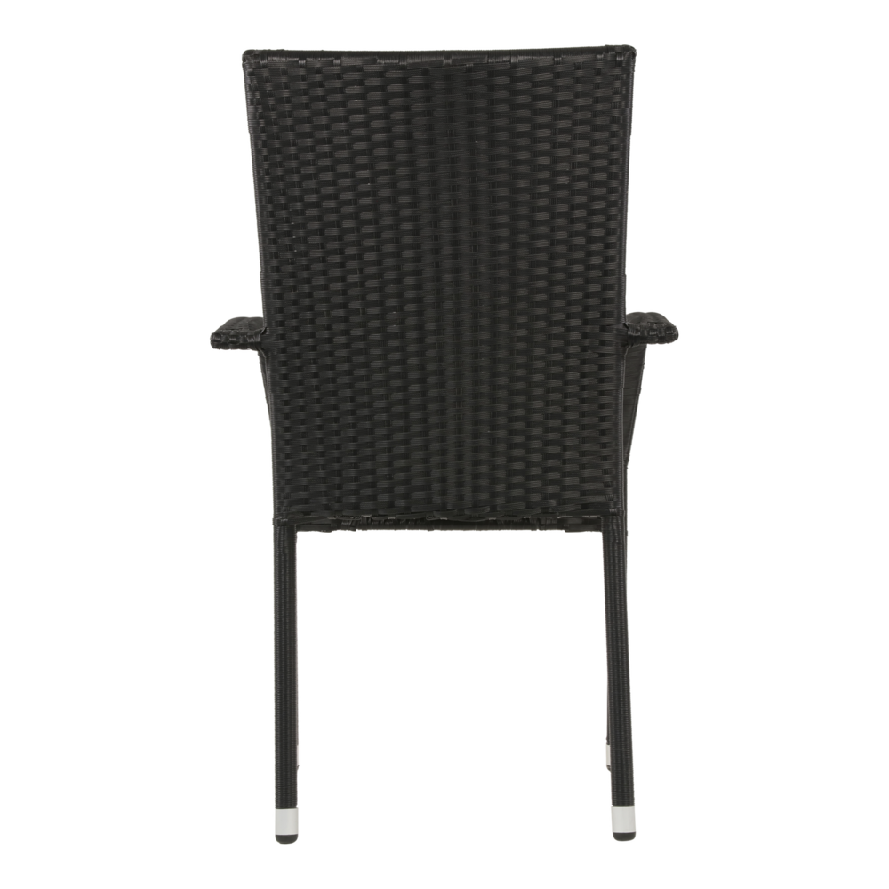 Outdoor Living - Stapelstoel Corona zwart