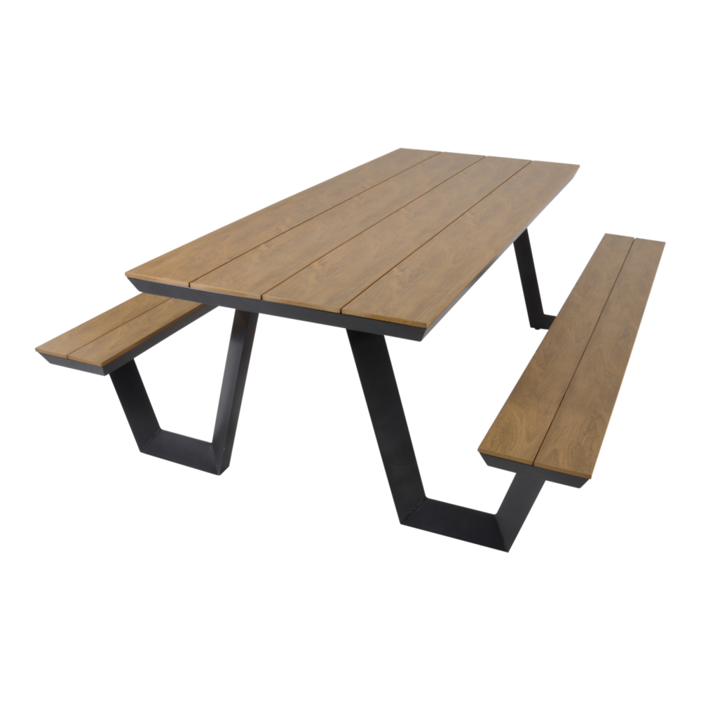 Outdoor Living - Picknickset Arezzo rechthoekig