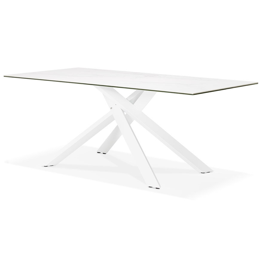 Maysun - Design Eettafel - VIVIAN Wit - Wit 180x90cm