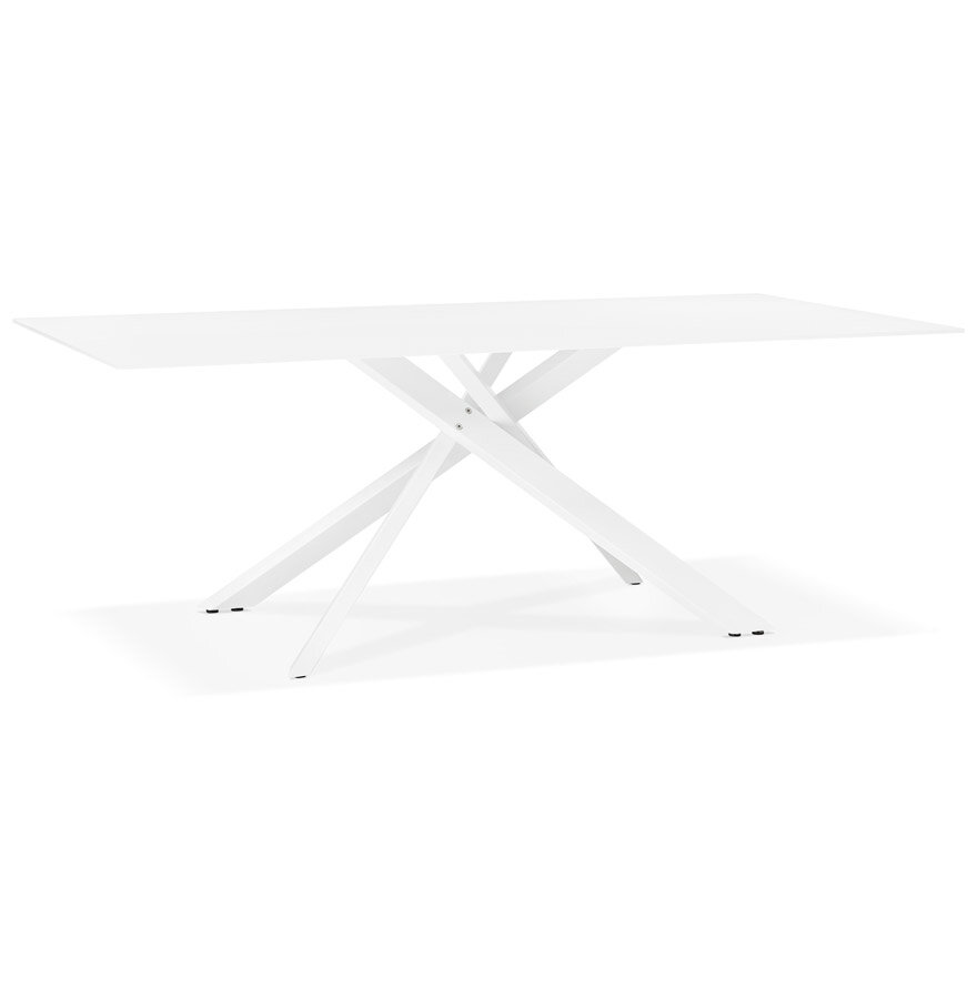 Maysun - Design Eettafel - MALOE Wit - Wit 200x100cm