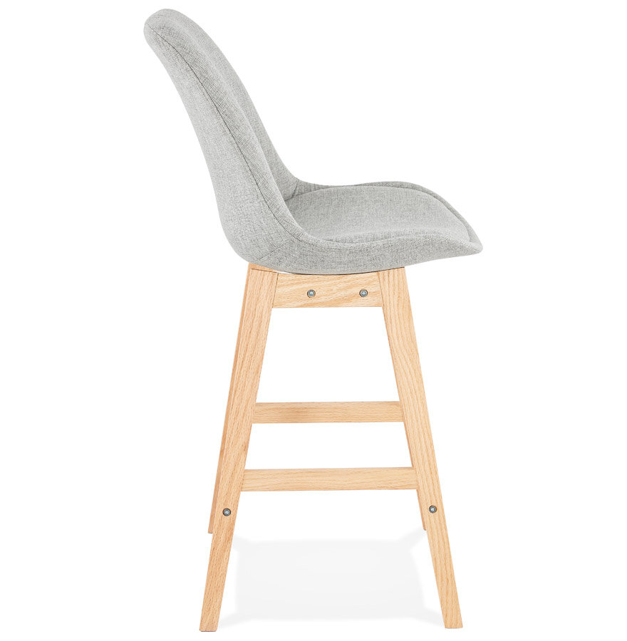 Maysun - Design Barkruk - QIARA MINI Grijs - Naturel