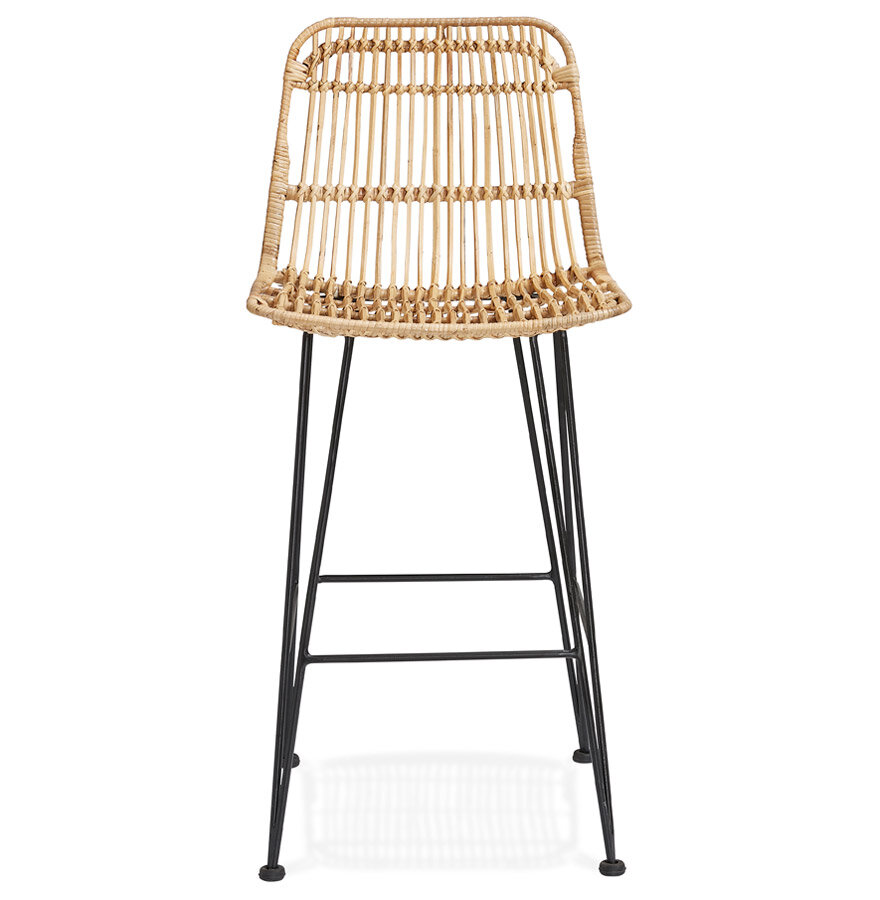 Maysun - Design Barkruk - LIANNE MINI Naturel - Zwart