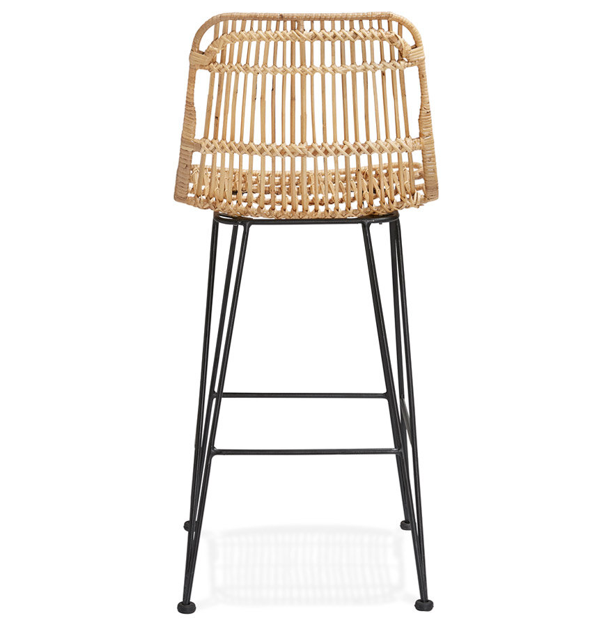 Maysun - Design Barkruk - LIANNE MINI Naturel - Zwart