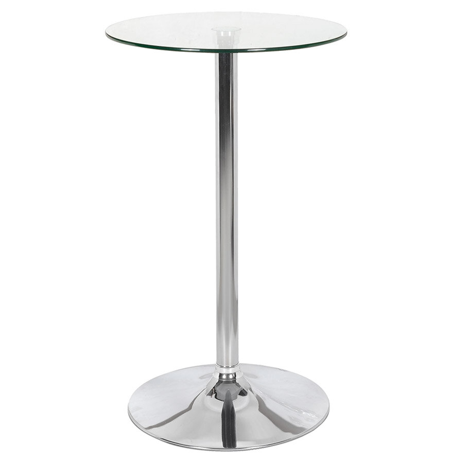 Maysun - Bartafel - LARS Glas - Chroom &Oslash;60x100cm