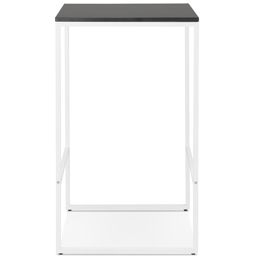 Maysun - Bartafel - MILES Zwart - Wit 60x60x102cm