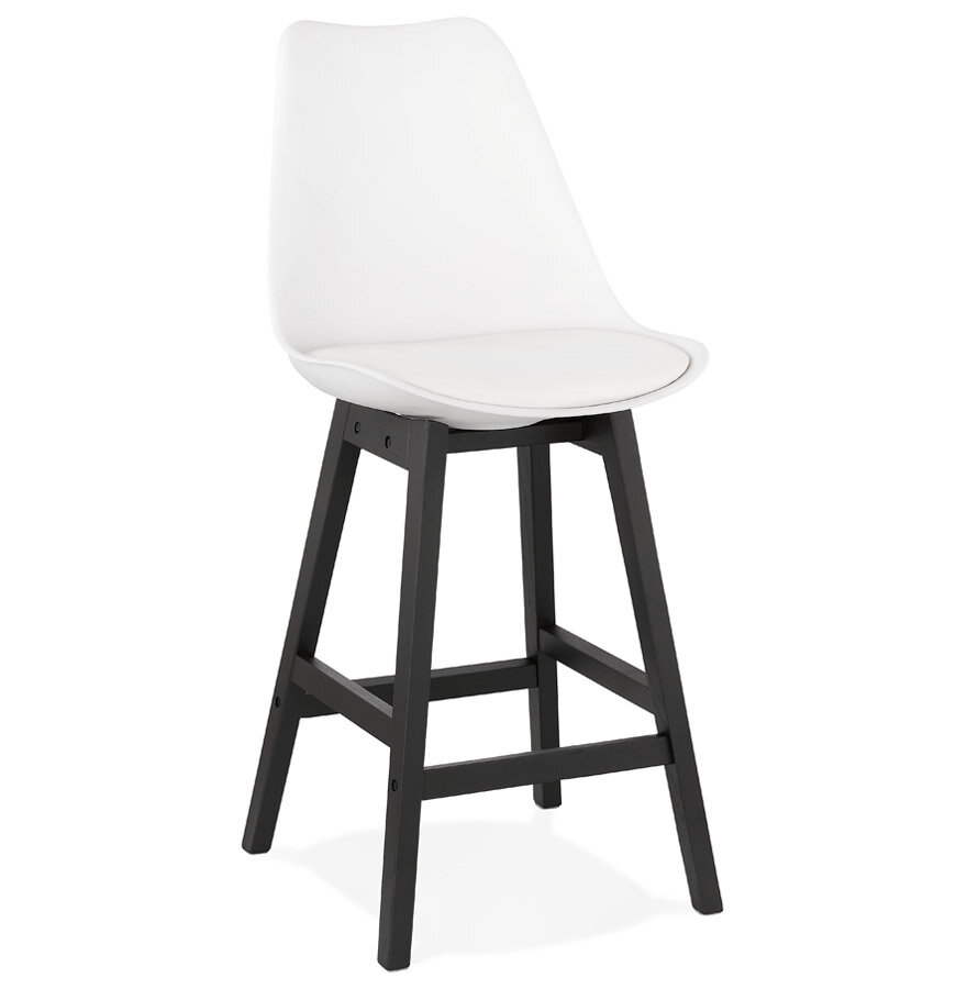 Maysun - Design Barkruk - ANIEK MINI Wit - Zwart