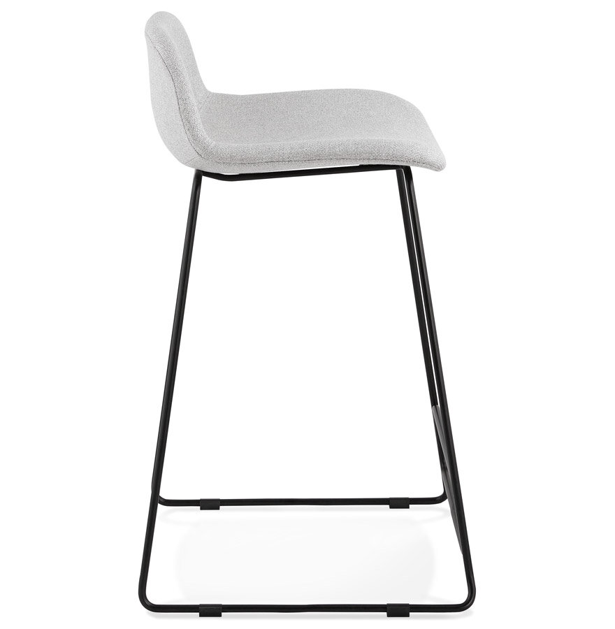 Maysun - Design Barkruk - VELIA MINI Licht Grijs - Zwart