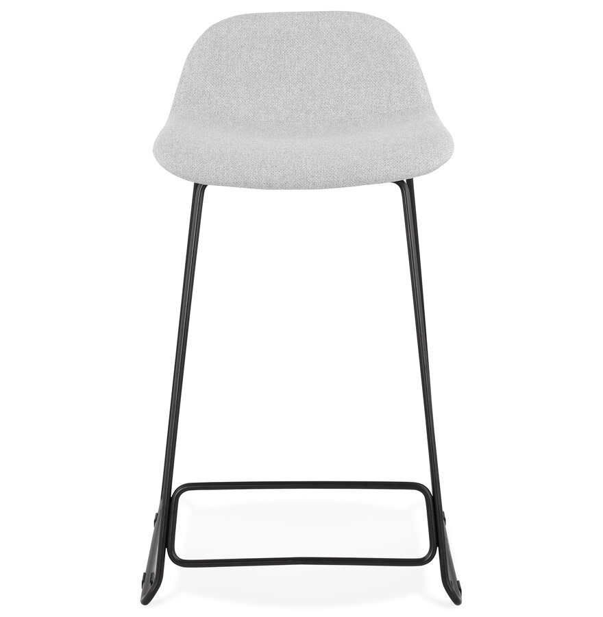 Maysun - Design Barkruk - VELIA MINI Licht Grijs - Zwart