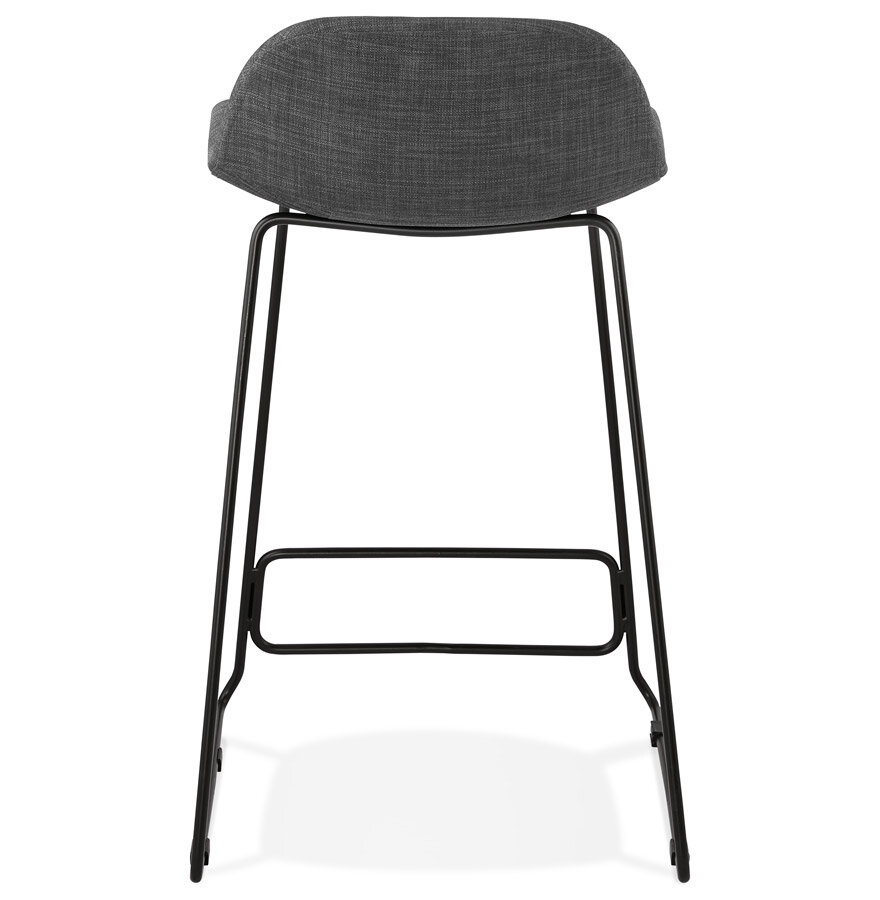 Maysun - Design Barkruk - VELIA MINI Donker Grijs - Zwart