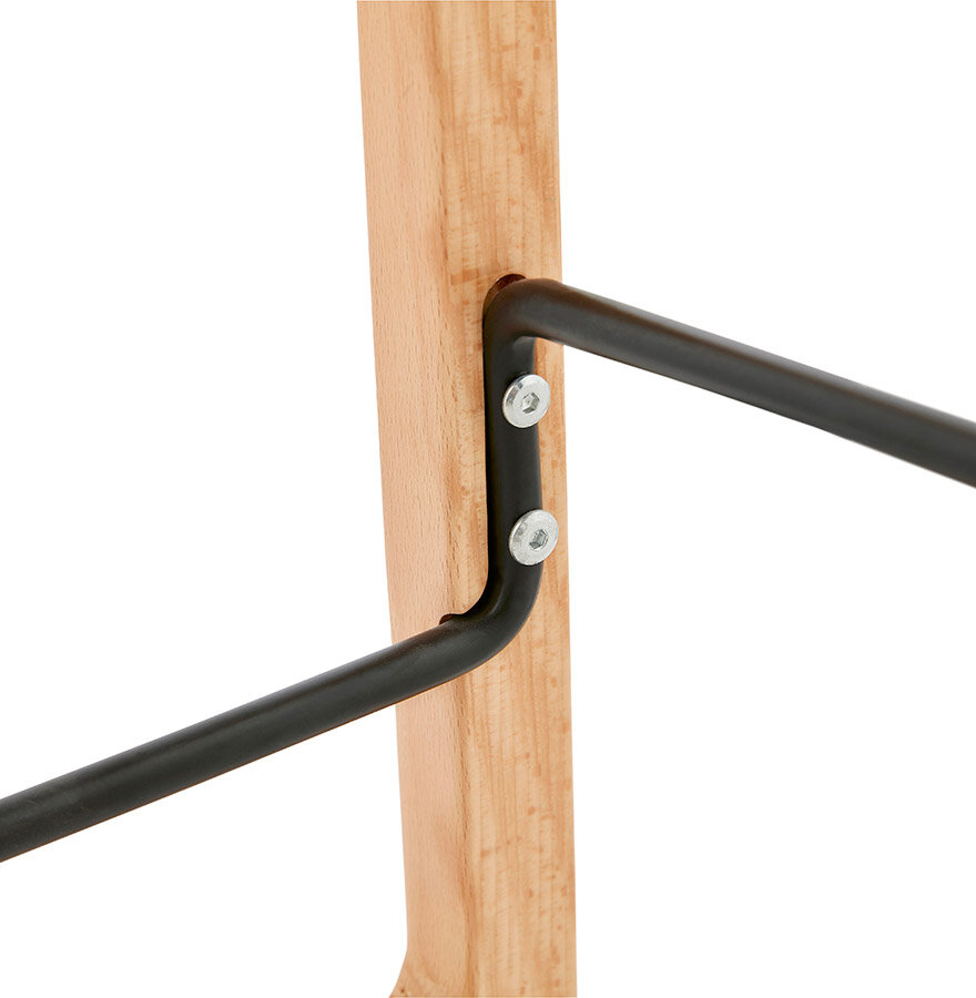 Maysun - Design Barkruk - TYRA MINI Licht Grijs - Naturel