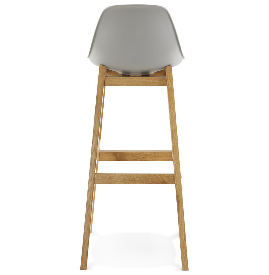 Maysun - Design Barkruk - ELISE Grijs - Naturel