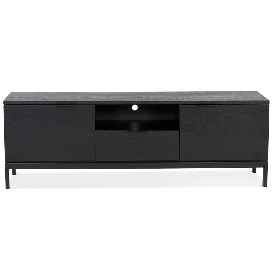Maysun - TV Meubel - KATELIN - Zwart - Zwart 150x40x50cm