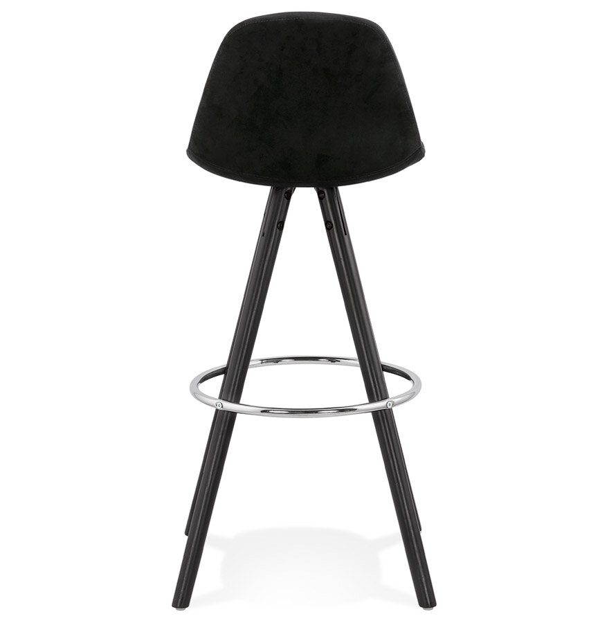 Maysun - Design Barkruk - FRANKA Zwart - Zwart