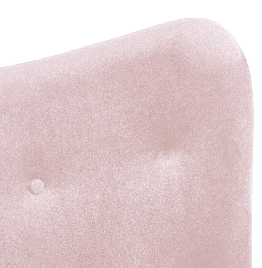 Maysun - Design Fauteuil - MELODIE Roze - Zwart