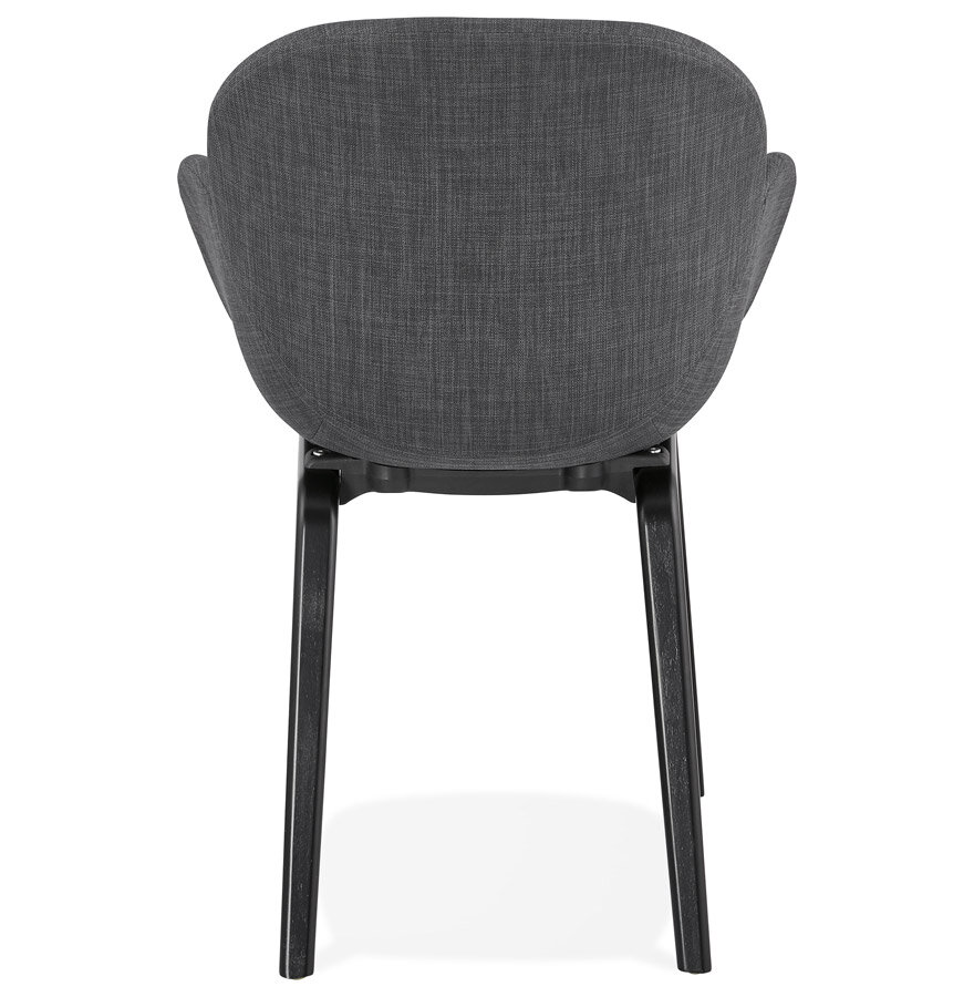 Maysun - Design Stoel - ELENA Donkergrijs - Zwart