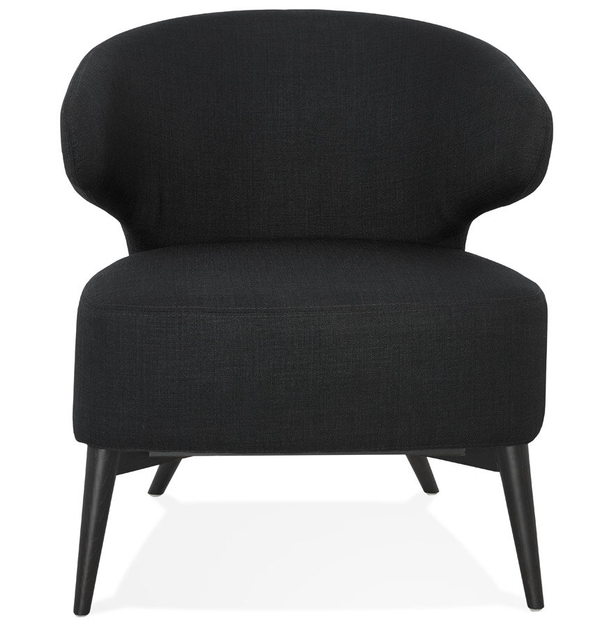 Maysun - Design Fauteuil- MILLY Zwart - Zwart