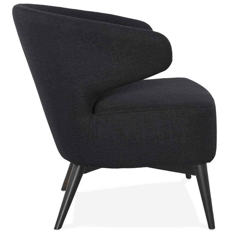 Maysun - Design Fauteuil- MILLY Zwart - Zwart