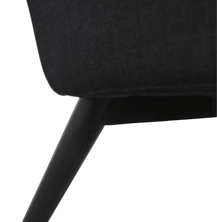 Maysun - Design Fauteuil- MILLY Zwart - Zwart