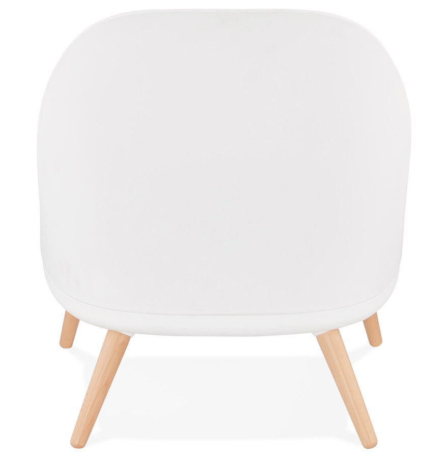 Maysun - Design Fauteuil - KAJAL Wit - Lichtgrijs