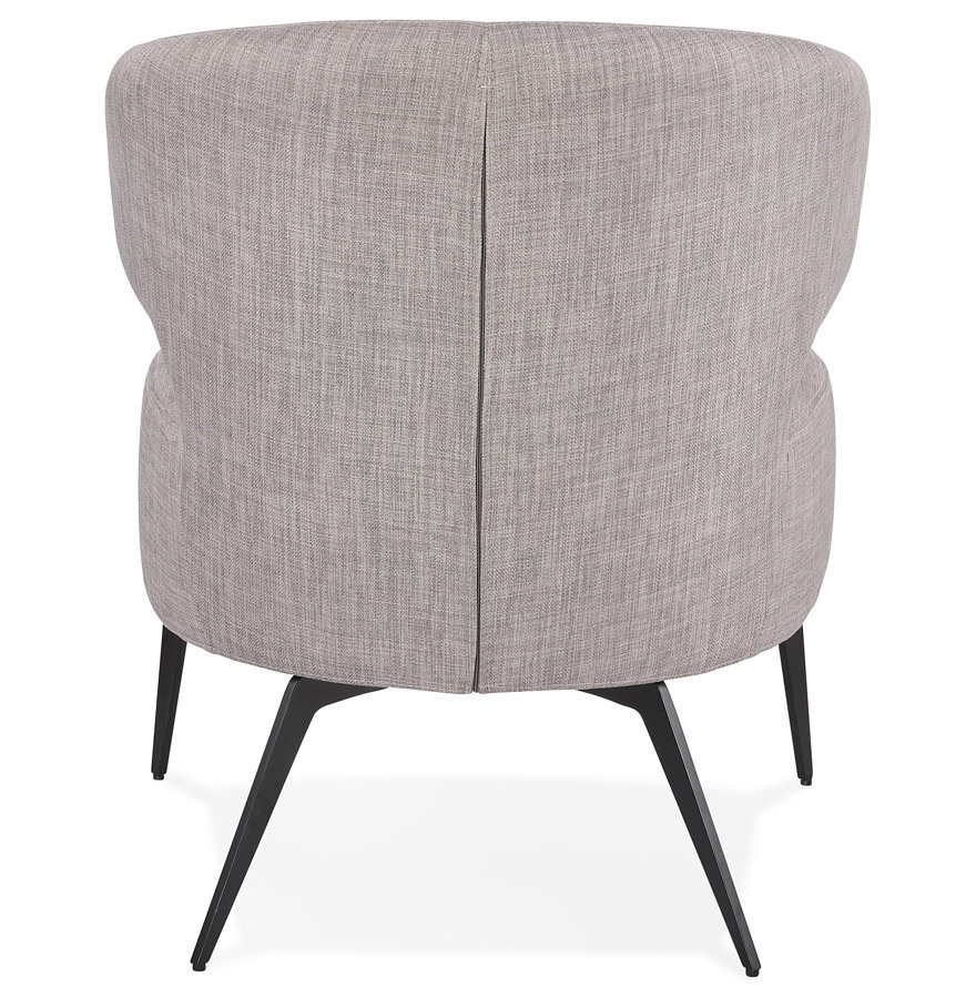 Maysun - Design Fauteuil - OPHELIE Grijs - Zwart
